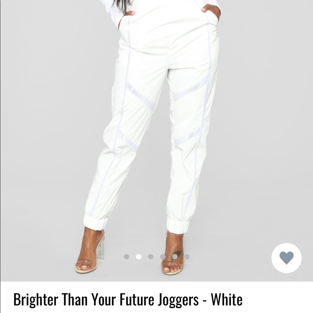 “Brighter than your future” joggers